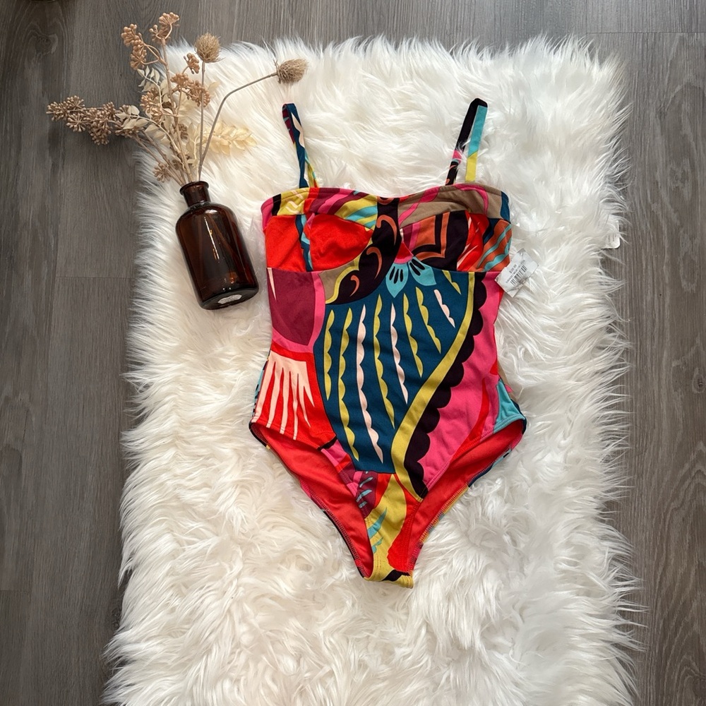 Boutique Bold Multicolor One-Piece Swimsuit